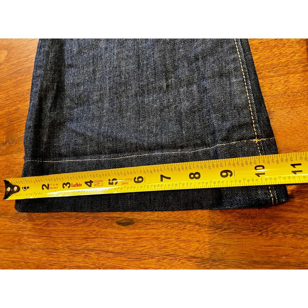 American Eagle Women’s Jeans Size 12 Dark Wash Flare Embroidered Pockets - Picture 9 of 9